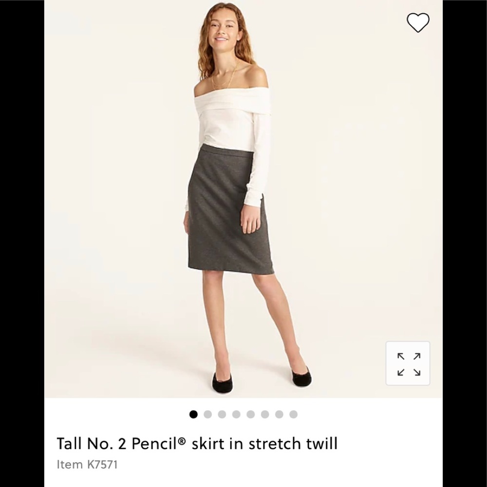 JCrew pencil skirt tall 6